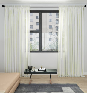 Canary Roped Printed Sheer
