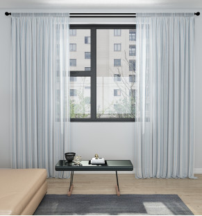 Sky Roped Printed Sheer