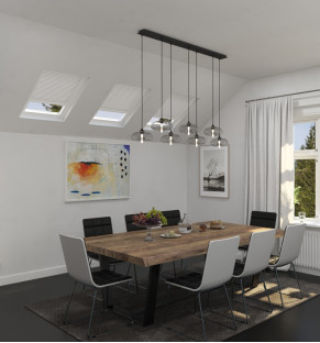 Frost White Blackout Skylight Blind