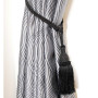 Tassle Tieback Black