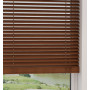 Dark Shredded Fauxwood Wooden Blind