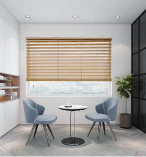 Wheaty Strung Pine Wooden Blind