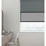 Blackout Crane/Screen BlackAsh - Double Roller Blind