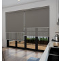Blackout Bison/Warm Grey - Double Roller Blind