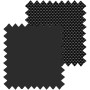 Blackout Black/Screen Black Ash - Double Roller Blind
