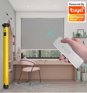 Grey Dawn - Motorised Battery Roller Blind