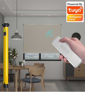 Ivory Dawn - Motorised Battery Roller Blind