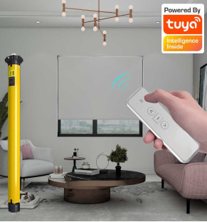 Cloud Tapestry - Motorised Battery Roller Blind